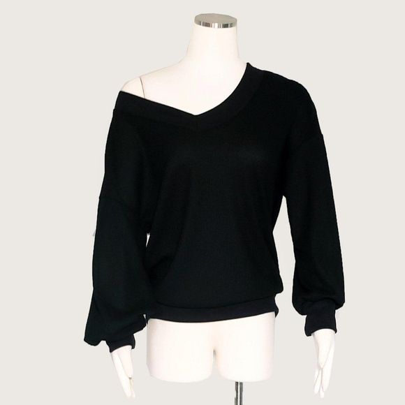 Tops - Off Shoulder Waffle Top NWOT